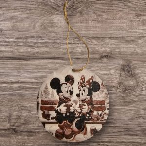 Mr & Mrs mouse bauble