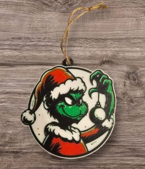 grinch bauble