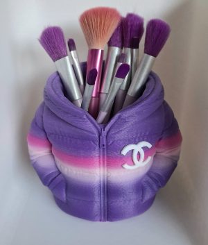 Makeup brush holder
