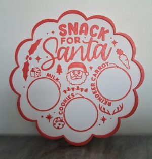 Christmas eve plate