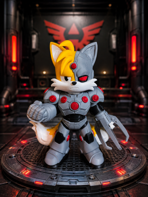 CYBORG TAILS – CHIBI FAN ART